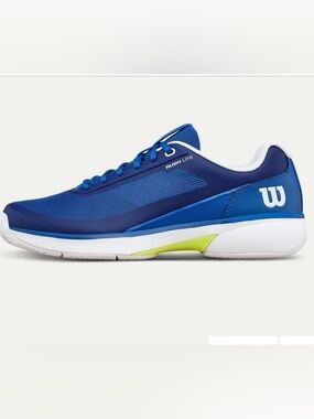 Wilson Men's Rush Pro Lite Tennis in Blue and Lime Accent